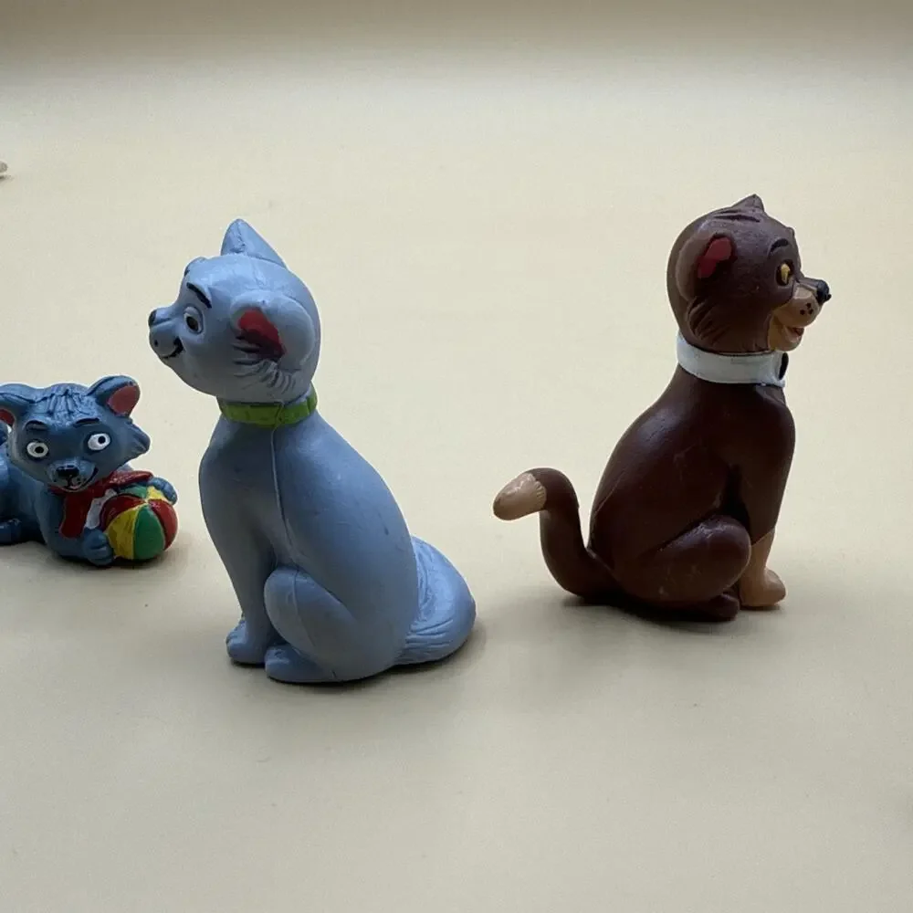 RARE ARISTOCATS Disney figurines Spain 1980s Lot Family Collectible
